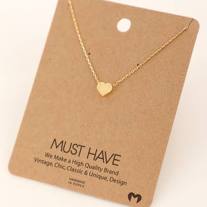 Dainty Heart Pendant Necklace